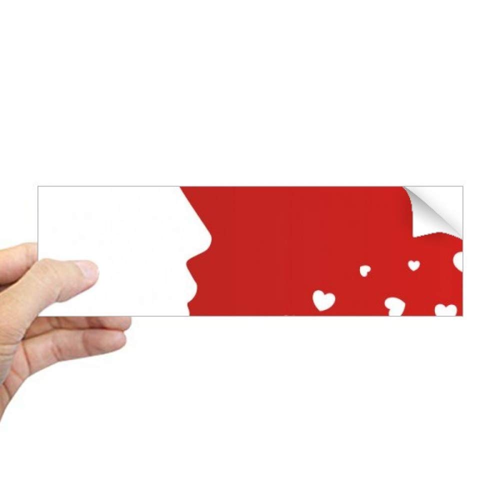 Adhesivo de San Valentín DIYthinker pegatina rectangular para ventanas
