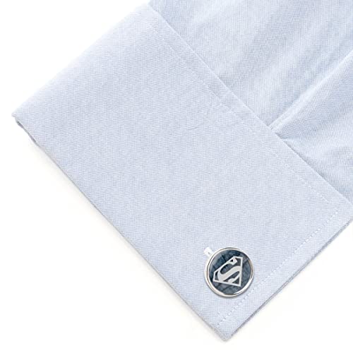 Superman Navy Gemstone Cufflinks #TOP2