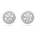 Produktbild Swarovski Constellla Ohrstecker, Rhodinierte Ohrringe mit Strahlenden Swarovski Kristallen