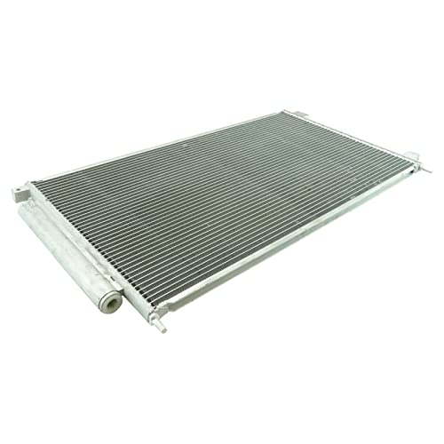 Image of TRQ A /C Condenser and Receiver Drier Assembly Compatible with 2003-07 Honda Accord 2 Door L4 2.4L 2003-07 Accord 2 Door V6 3.0L