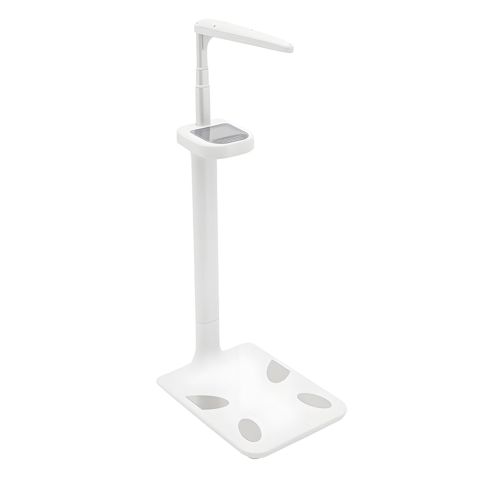 Báscula médica Digital Profesional, multifunción, 200 kg, de pie, ultrasónica, para medir la Altura y la Grasa Corporal, Ideal para hogares, gimnasios y Salones de Belleza.
