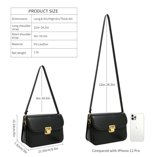 Women’s Crossbody Purse | Adjustable Strap, Convertible to Shoulder Bag, Small Handbag with Removable Strap2