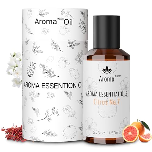 Scent for Diffuser - Citrus No.7 - Luxury Hotel Inspired Home Aromatherapy Diffuser Oil - Lemon, Juicy Citrus and Blood Orange - for Diffuser, Humidifier, Ultrasonic, Reed - 150ML