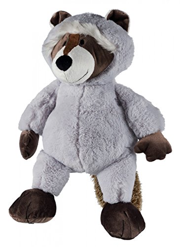 Trixie Waschbär-Plüschtier, kuscheliges Hundespielzeug aus weichem Plüsch für Haustiere - Robustes Hundspielzeug, 54 cm, mit Stimme - Waschbär als Kuscheltier für kleine & große Vierbeiner - 35853