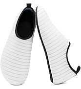 Metog Men Women Water Shoes Quick-Dry Aqua Socks Barefoot Slip-on for Beach Swim Sport Surf Yoga ...