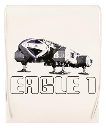 100% in cotone Generico Space 1999 Eagle 1 Borsa Da Palestra Beige Borsa Sportiva Riutilizzabile In Cotone