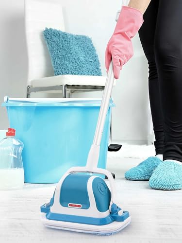POTRUWE Electric Mop,Cordless Electric Mop for Floor Cleaning, Electric Floor Cleaner with LED Headlight & Water Sprayer, Lightweight & Rechargeable Scrubber for Hardwood Tile & Laminate Floors - Image 4
