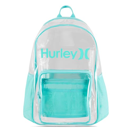 Hurley 9B7369-CLR Clear Backpack, Aurora Green cover