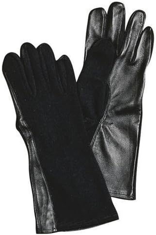 Atlanco 3825004 Nomex Flight Gloves, Size 11, Black