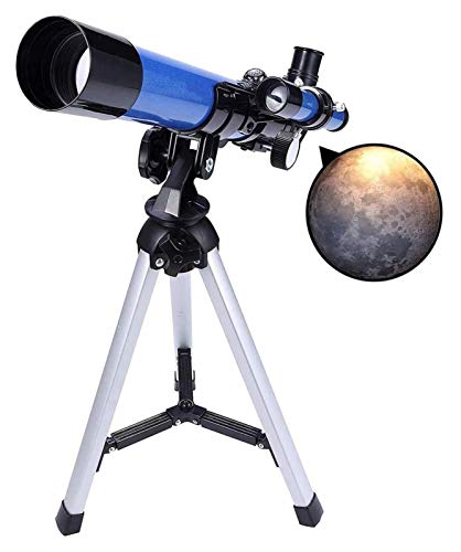 Telescopio portátil EKsma refractor 400x40mm con trípode ajustable miniatura 1
