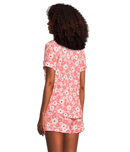 Image of kate spade new york Short Sleeve Knit Shorty Pj Set