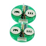 Hohopeti 2 Set Kit Saldatura Elettronica Gyroscope DIY con LED Rotante Portatile per Apprendimento e Pratica Saldatura per Progetti da Te e Regali