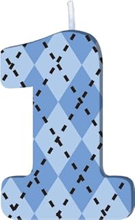 Molded Number Candle, Rebel First Birthday