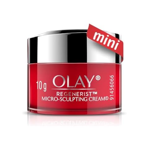 BEAUTY BRATS Regenerist Micosculpting Mini Day Cream | Hydrated, Plump, Bouncy Skin | With Hyaluronic Acid, Niacinamide and Peptides | Normal, Oily, Dry, Combination Skin | 10g Cover