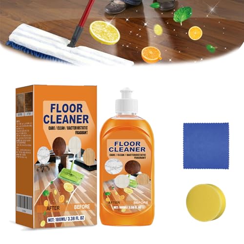ZANWANXIN Life Sunny Floor Cleaner, Powerful Decontamination Floor Cleaner, Wood Floor Cleaner and Polish, Multipurpose Floor Cleaner for Wood, Household Floor Cleaner For Wood (1)