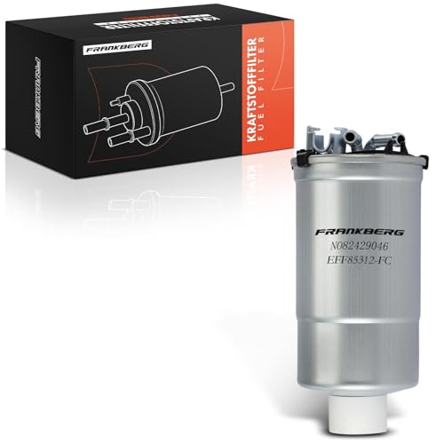 Frankberg Fuel Filters Diesel Compatible with Polo 9A 9N Ibiza III 6L1 Fabia I Combi/Practical/Saloon 6Y5 Fabia I Saloon 6Y3 Cordoba 6L2 Replace# 6Q0127401 6Q0127400A