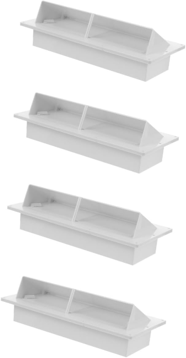 jojofuny 4pcs Ventilation Cover Floor Register Cover for Rv to Install Multi-Functional Accessory for Air Conditioning Range Hood Sleek Design
