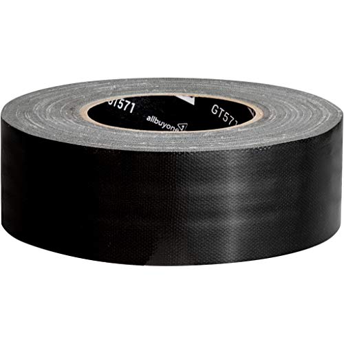 GRIP Eventbasics GT 571 Universal Fabric Tape Black 50 mm x 50 m Gaffa Tape for , Bundling and Attaching - Image 2