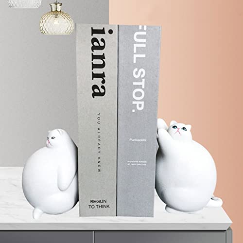 Serre-livres robuste résine chat au design haut de gamme - 8