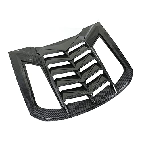 Aletas de plástico ABS con protección UV para luna trasera de coche 7