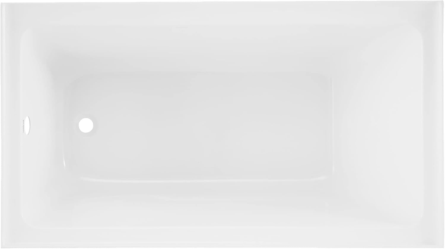 Lausanne 54" X 30" Left-Hand Drain Alcove Bathtub with Apron