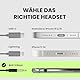 Avantree E171 - AUX 3.5mm Sport Kopfhörer kabelgebunden mit Mikrofon, schweißfest, zum Laufen, Over Ear Kopfhörer mit Ohrbügel, In Ear Jogging-Kopfhörer für Workout, Training, Fitnessstudio - Schwarz