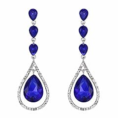 Navy Blue Silver-Tone