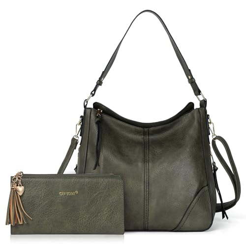 Image of TANTOMI Hobo Bags for Women Crossbody Bags Set Crossbody Purses and Handbags Tote Bags with Adjustable Shoulder Strap 2pcs