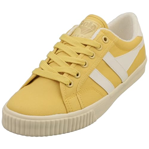 Gola Women's Tennis Mark Cox Sneaker, Pollen/Off White, 7