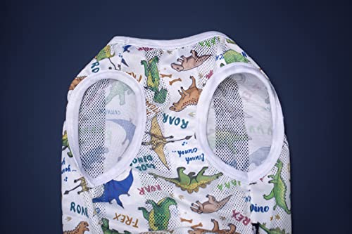 Image of HDKUW Pet Clothes,Dog Summer T-Shirt Cool Breathable Sunscreen Dog Vest Clothes Outfit Costume for Medium Large Dogs Pink Sheep XS