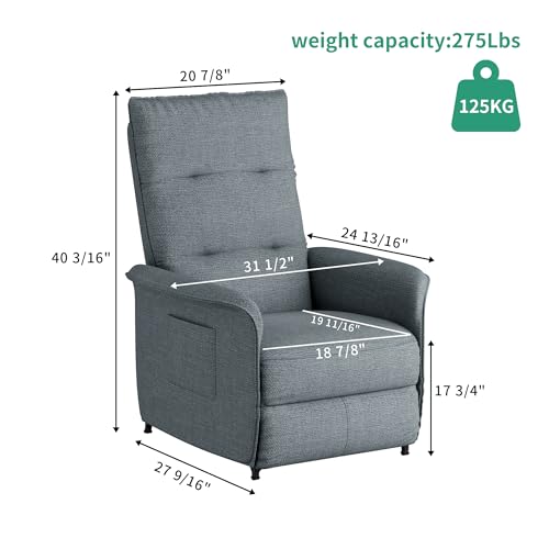 Review de Reclinable electrico de tela que puedes comprar esta semana. 5 Imagen adicional