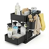 Multi-Purpose Sliding Basket Organizer with Hooks