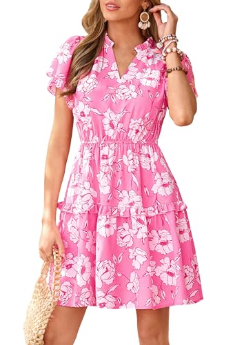 Image of PRETTYGARDEN Womens Summer Floral Beach Dresses