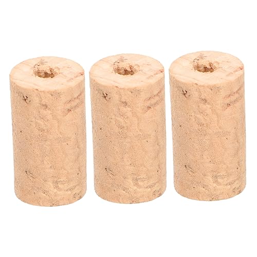 HANABASS 3Pcs Corks Natural Cork Material Durable Protectors Craftsmanship for Woodwind Instrument Accessories Fit for Protection