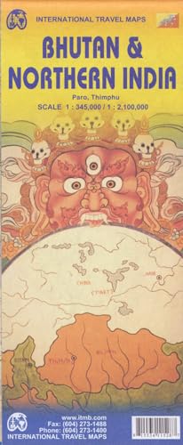 Bhutan & Northern India 1:345 000/1:2 100 000