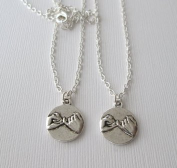 2 Pinky Pomise, Best Friends Necklaces
