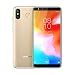 Produktbild Dual SIM Smartphone Ohne Vertrag Günstig 4G 5.7" HD Display, Android 8.1 Quad-Core 3GB RAM 32GB ROM Handy, Camera 8MP+13MP, 3300mAh Fingerabdruck HOMTOM H5 Gold