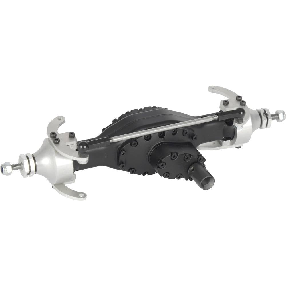 CARSON 500907267 - 1:14 Vorderachse angetrieb./m. sperre, RC-Truck, Ersatzteile, Tuningteile, Zubehör, Modellbau, Maßstab 1:14, Schwarz