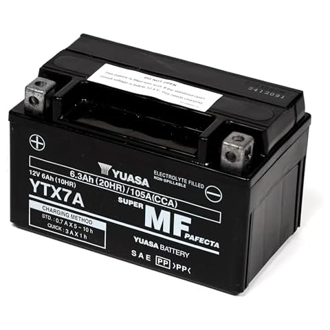 Yuasa YTX7A 12V Maintenance Free Battery Cover