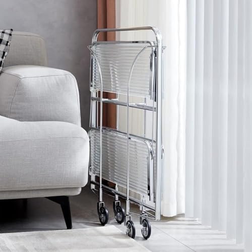Chariot pliable à roulettes pour optimiser les petits espaces