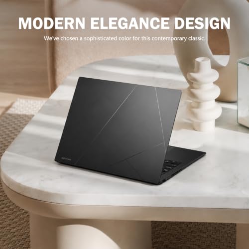 Image of ASUS Zenbook 14 AI Laptop, 14 inch WUXGA OLED Touchscreen Laptop, AMD Ryzen AI 7 445(up to 50 Tops NPU), 16GB LPDDR5x 2TB SSD, Backlit KB, 180 Lay-Flat Hinge, Copilot+ PC, Windows 11 Pro, Jade Black
