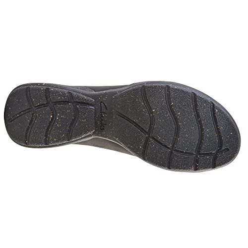 Clarks Women's Roseville Rio Oxford, Black Leather, 9 Narrow