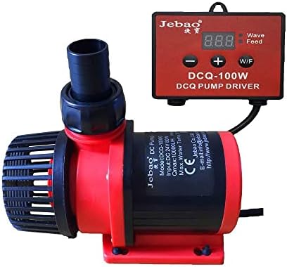 Jebao 80W 10000LPH Aquarium DC Controllable Water Return Pump Fish Tank Pump with Wave Function DCQ-10000(2650GPH)