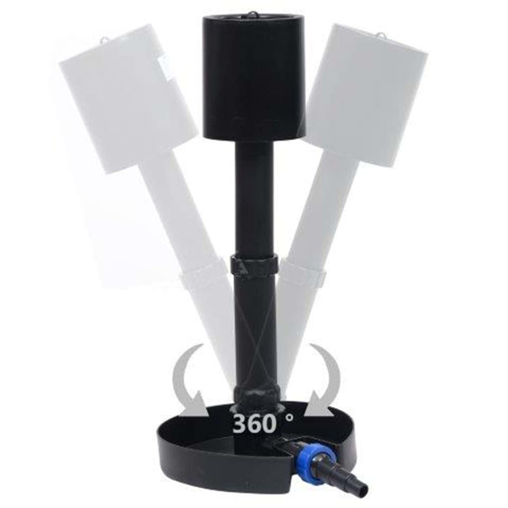 Standskimmer Oberflächenabsauger PVC Teich Skimmer für Becken bis 100.000 L 650-850 mm höhenverstellbar mit Sammelkorb für Algenreduktion und Wasserzirkulation im Garten Terrasse Outdoor