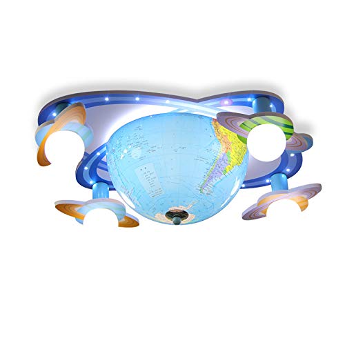 Preisvergleich Produktbild Geführte Schlafzimmer-Raum-Deckenleuchte-Kugel... mit Fernbedienung Dreifarbige Verdunkelung