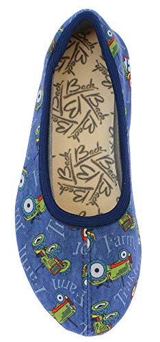 Beck Jungen tractor Gymnastikschuhe, Blau, 26 EU