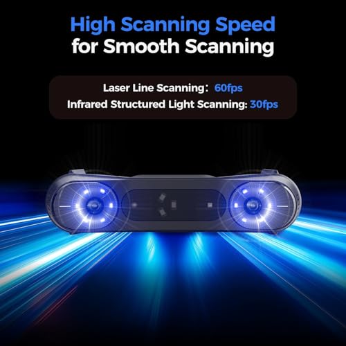Miniatura 7 de Creality 3d Scanner Raptor Pro Para Proyectos De Automóviles E Ingeniería Con Una Precisión De 0,02 Mm, Seguimiento Anti-Sacudida, Hasta 60 Fps De Velocidad De Escaneo, Compatible Con Objetos De 5