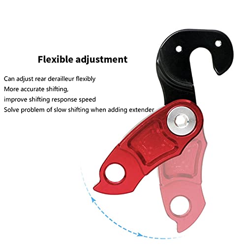 Gancho de desviador traseiro de bicicleta de cor brilhante, Gancho de desviador traseiro de biciclet