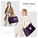 Sports Duffel Bags for Women Dark Purple Weekender Travel Totes Bag for Airplane, Cute Sports Gym Dance Bag Overnight Luggage Bag with Wet Pocket, Carry On Hospital Bag for Labor and Delivery