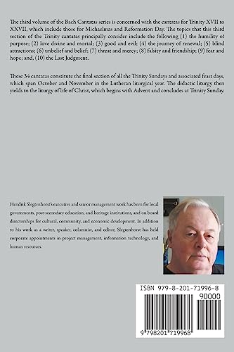 On the Cantatas of J.S. Bach: Trinity XVII-XXVII: 3